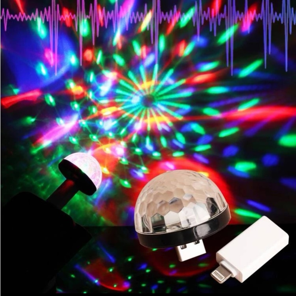 LED USB Magic Ball Sound Control Universal Party Stage Light
